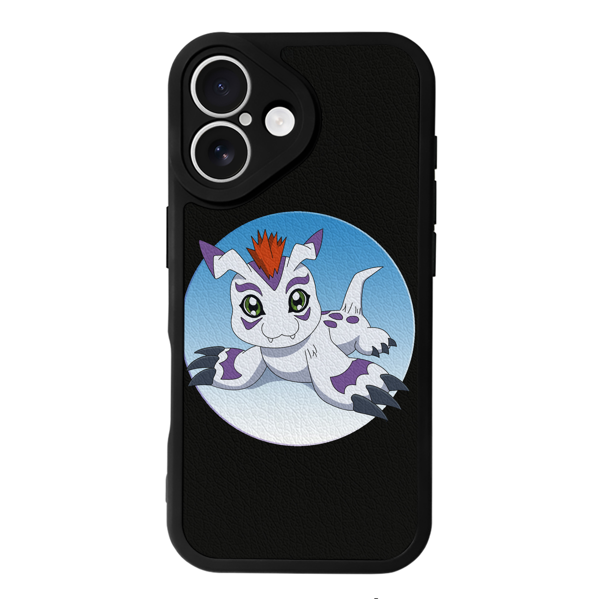 （画像用） Digimon デジタルモンスター/デジモン 【iPhone 16シリーズ対応】シリコンスマホケース（レザー調） 材質：シリコン